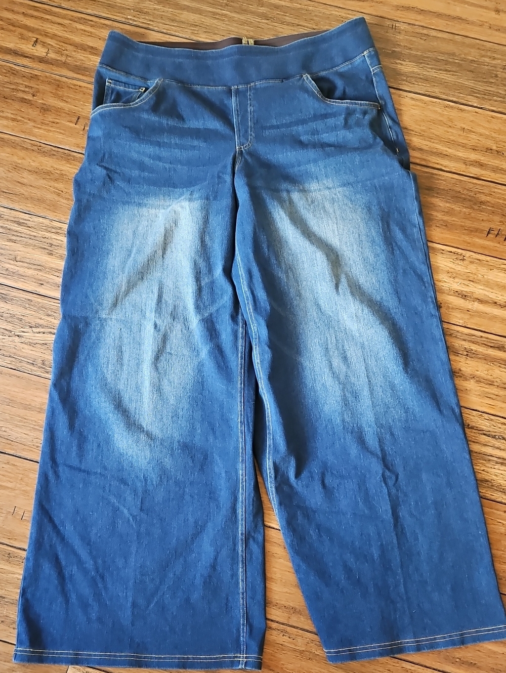 Halara 1X Wide-Leg Jeans - Comfortable Stretch Waist